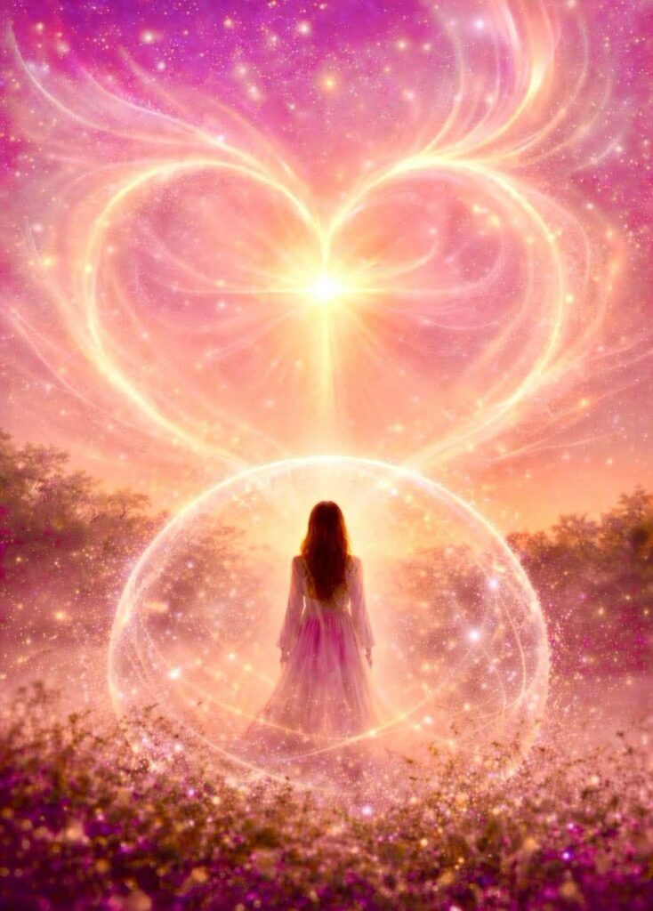 The Divine Feminine expands the heart center