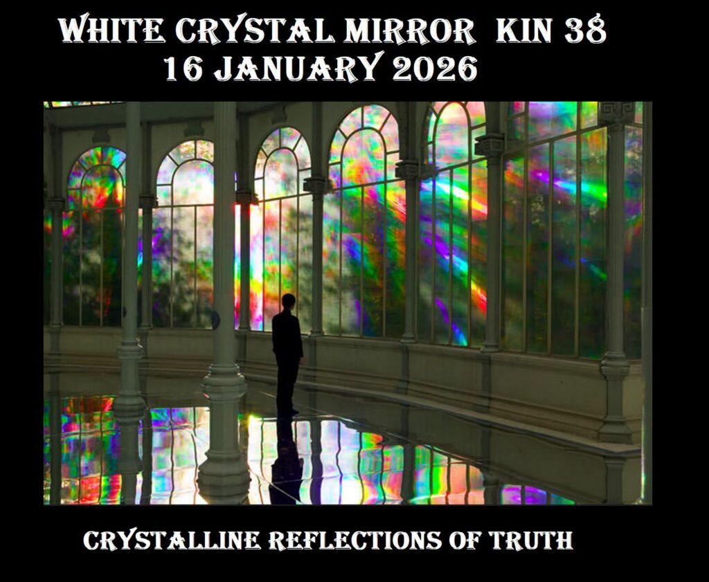 WHITE CRYSTAL MIRROR